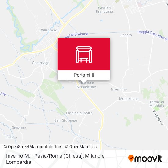 Mappa Inverno M. - Pavia / Roma (Chiesa)