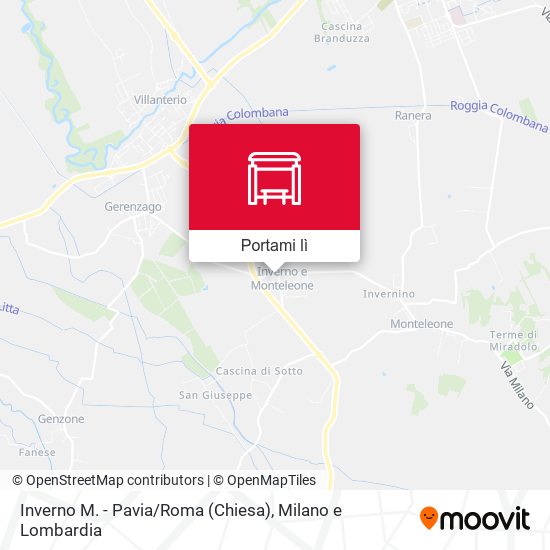 Mappa Inverno M. - Pavia / Roma (Chiesa)
