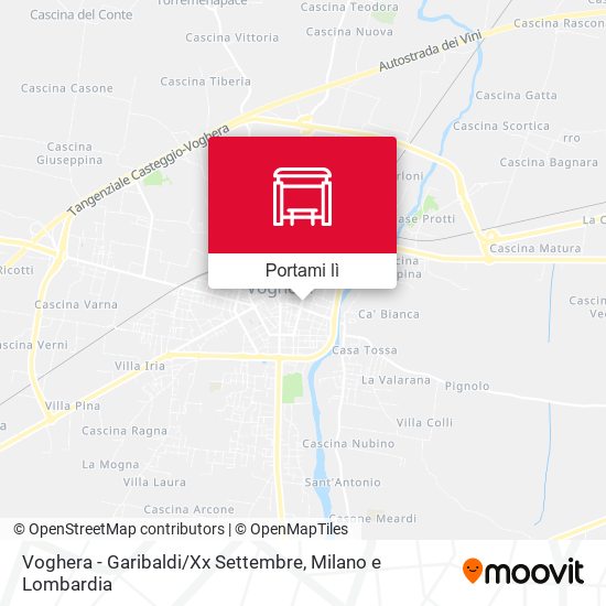 Mappa Voghera - Garibaldi / Xx Settembre