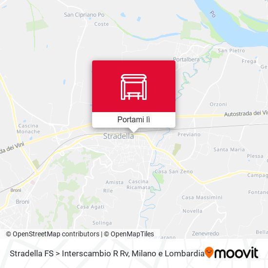 Mappa Stradella FS > Interscambio R Rv