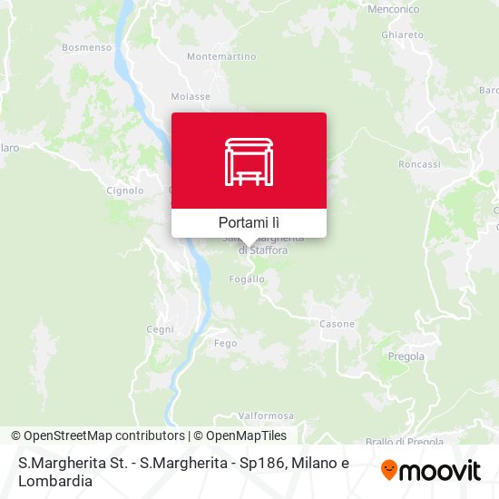Mappa S.Margherita St. - S.Margherita - Sp186