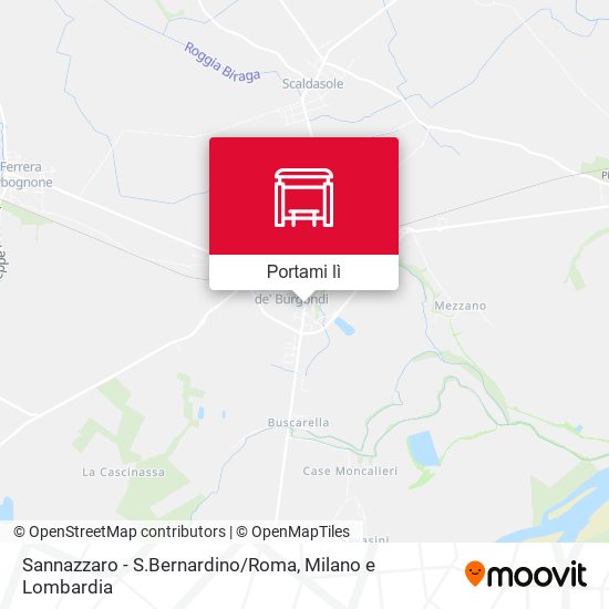 Mappa Sannazzaro - S.Bernardino/Roma