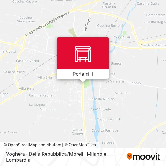 Mappa Voghera - Della Repubblica / Morelli
