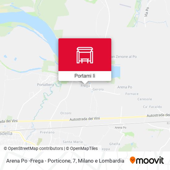 Mappa Arena Po -Frega - Porticone, 7