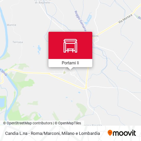 Mappa Candia L.na - Roma/Marconi