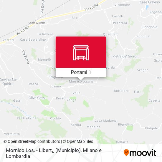Mappa Mornico Los. - Libert¿ (Municipio)