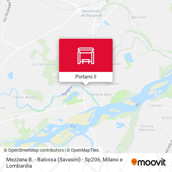 Mappa Mezzana B. - Balossa (Savasini) - Sp206