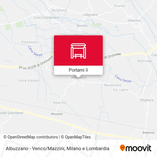 Mappa Albuzzano - Venco/Mazzini