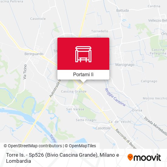 Mappa Torre Is. - Sp526 (Bivio Cascina Grande)
