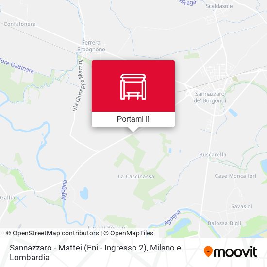 Mappa Sannazzaro - Mattei (Eni - Ingresso 2)