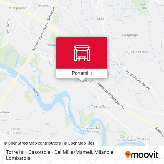 Mappa Torre Is. - Casottole - Dei Mille / Mameli