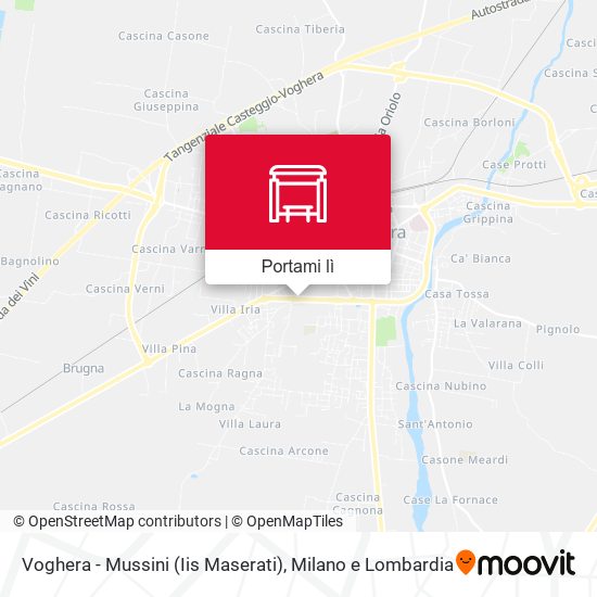 Mappa Voghera - Mussini (Iis Maserati)