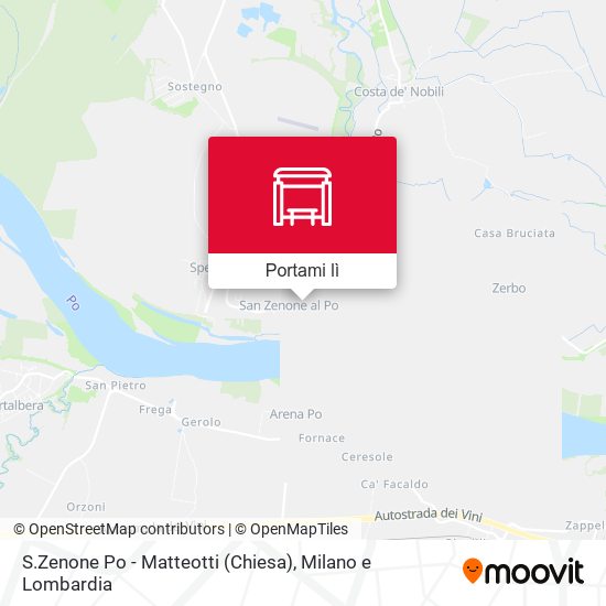 Mappa S.Zenone Po - Matteotti (Chiesa)