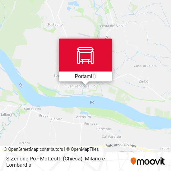 Mappa S.Zenone Po - Matteotti (Chiesa)