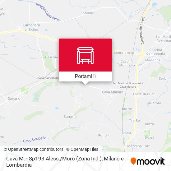 Mappa Cava M. - Sp193 Aless. / Moro (Zona Ind.)