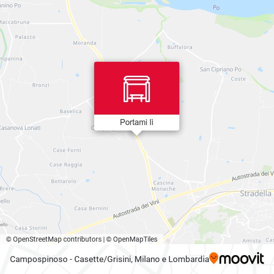 Mappa Campospinoso - Casette/Grisini