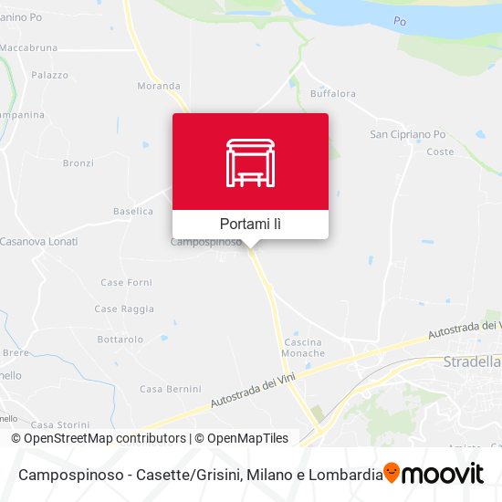 Mappa Campospinoso - Casette/Grisini