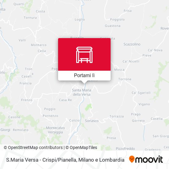 Mappa S.Maria Versa - Crispi / Pianella