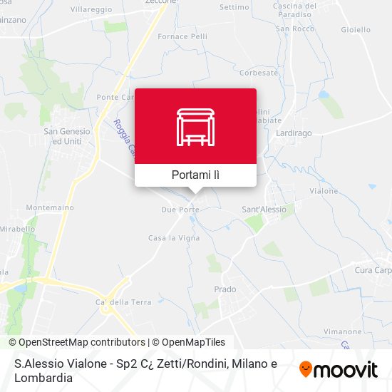 Mappa S.Alessio Vialone - Sp2 C¿ Zetti / Rondini