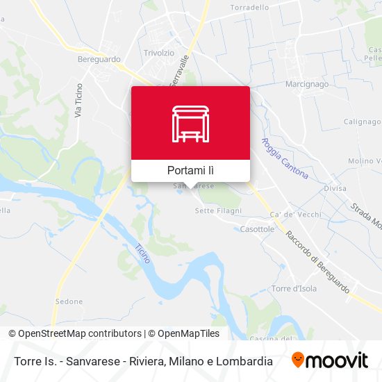 Mappa Torre Is. - Sanvarese - Riviera