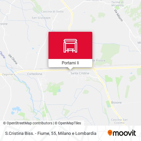 Mappa S.Cristina Biss. - Fiume, 55