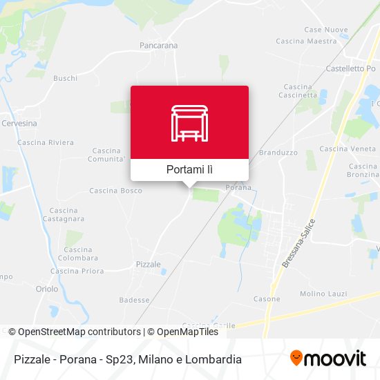 Mappa Pizzale - Porana - Sp23