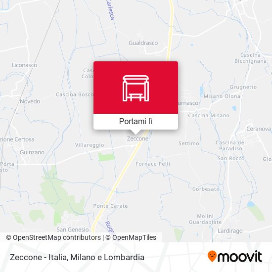 Mappa Zeccone - Italia