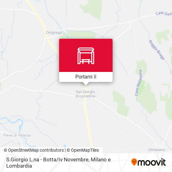 Mappa S.Giorgio L.na - Botta / Iv Novembre