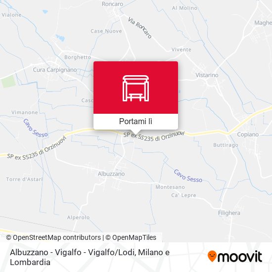 Mappa Albuzzano - Vigalfo - Vigalfo / Lodi