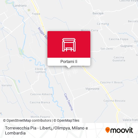 Mappa Torrevecchia Pia - Libert¿ / Olimpya
