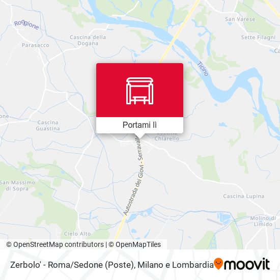 Mappa Zerbolo' - Roma/Sedone (Poste)