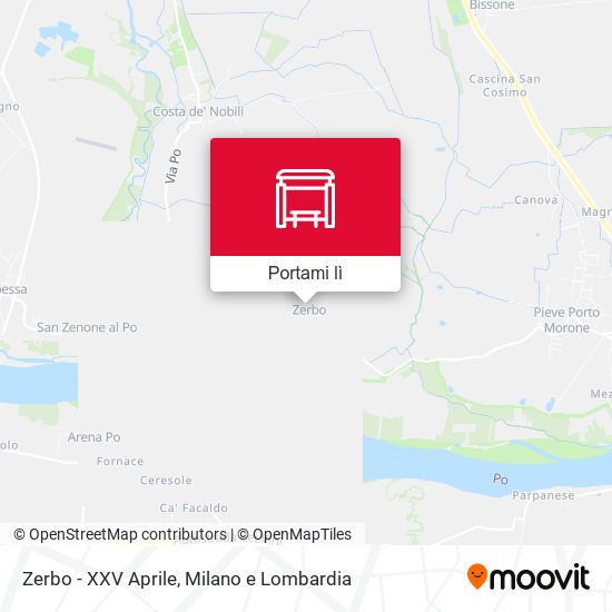 Mappa Zerbo - XXV Aprile