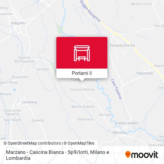 Mappa Marzano - Cascina Bianca - Sp9 / Iotti