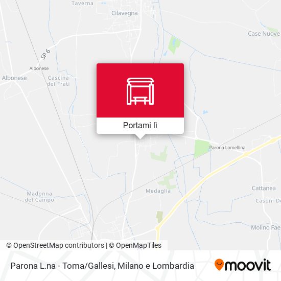 Mappa Parona L.na - Toma/Gallesi
