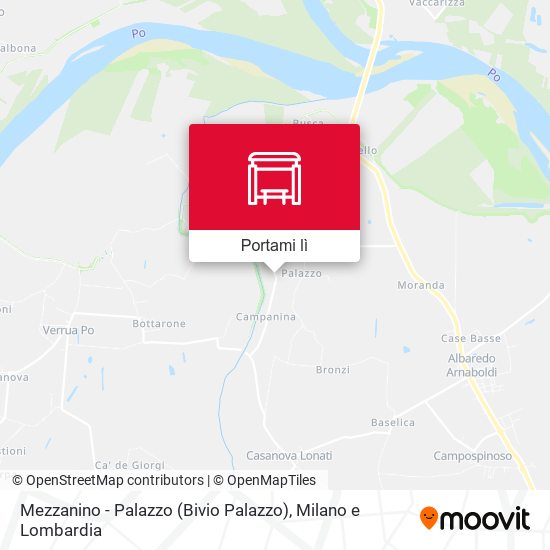 Mappa Mezzanino - Palazzo (Bivio Palazzo)