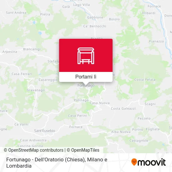 Mappa Fortunago - Dell'Oratorio (Chiesa)