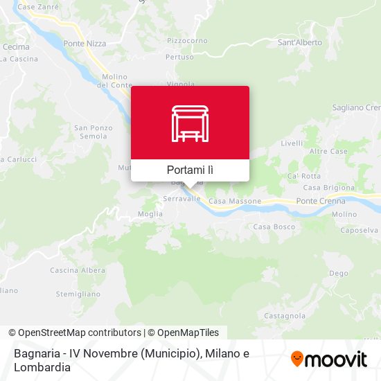 Mappa Bagnaria - IV Novembre (Municipio)