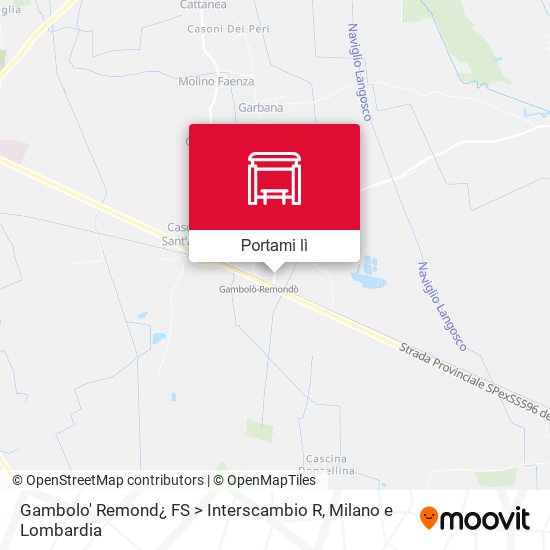 Mappa Gambolo' Remond¿ FS > Interscambio R