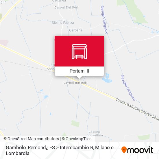 Mappa Gambolo' Remond¿ FS > Interscambio R