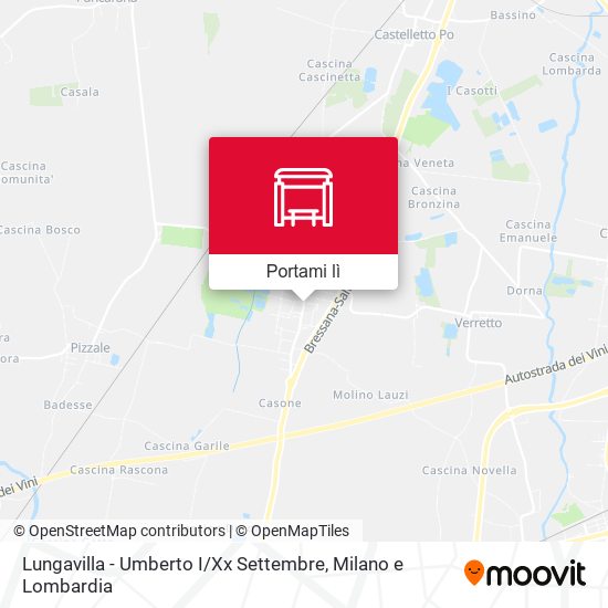 Mappa Lungavilla - Umberto I / Xx Settembre