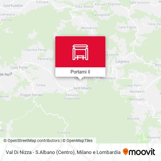Mappa Val Di Nizza - S.Albano (Centro)