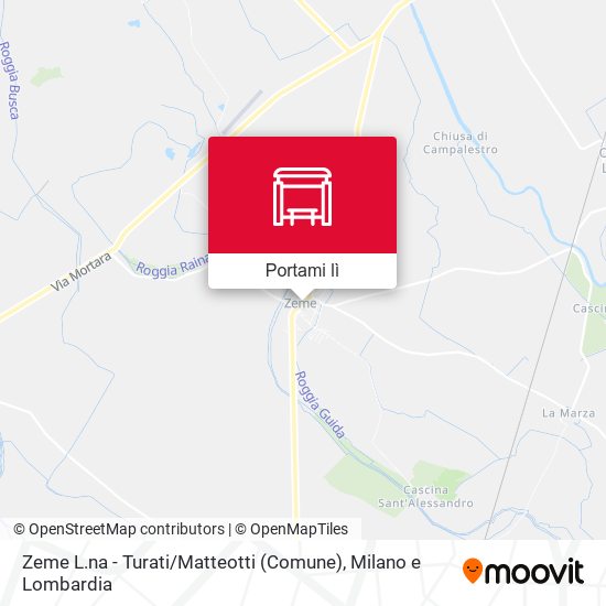 Mappa Zeme L.na - Turati / Matteotti (Comune)