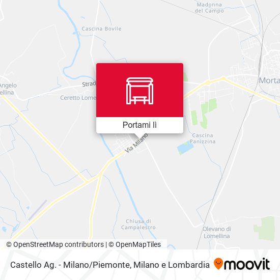 Mappa Castello Ag. - Milano/Piemonte
