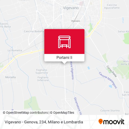 Mappa Vigevano - Genova, 234