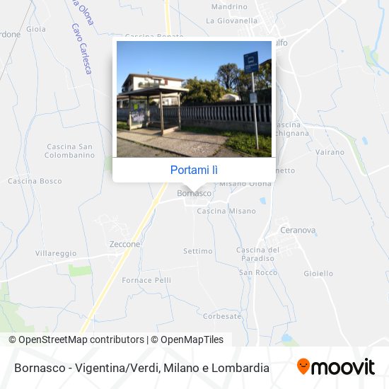 Mappa Bornasco - Vigentina/Verdi