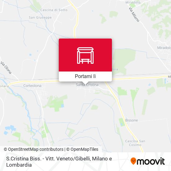 Mappa S.Cristina Biss. - Vitt. Veneto / Gibelli