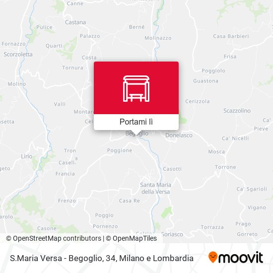 Mappa S.Maria Versa - Begoglio, 34
