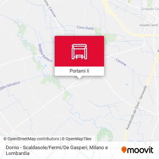Mappa Dorno - Scaldasole / Fermi / De Gasperi