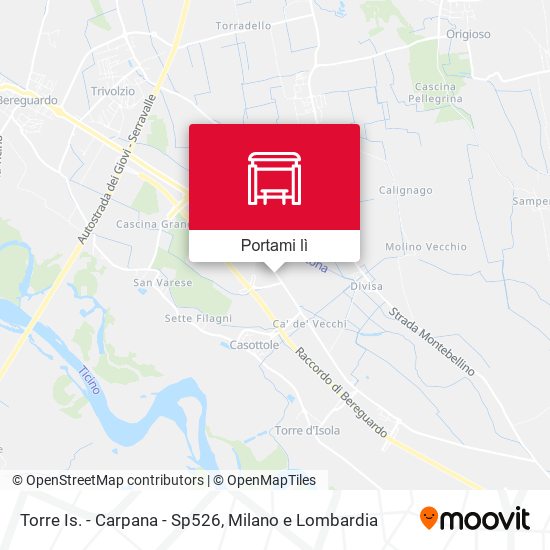 Mappa Torre Is. - Carpana - Sp526
