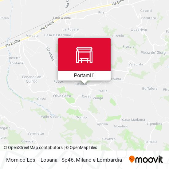 Mappa Mornico Los. - Losana - Sp46